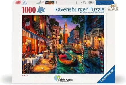 RAVENSBURGER Puzzle Noční Benátky 1000 dílků