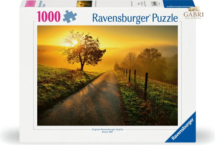 RAVENSBURGER Puzzle Ráno ve zlatých paprscích 1000 dílků