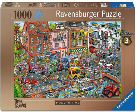 RAVENSBURGER Puzzle Ray's Comic - Moderní doba  1000 dílků