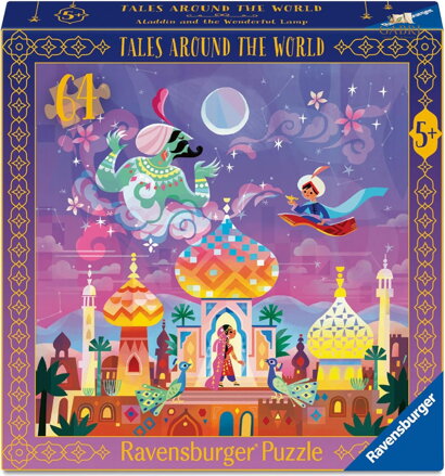 RAVENSBURGER Puzzle Aladin a kouzelná lampa 64 dílků