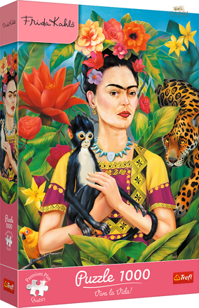 TREFL Puzzle Premium Plus Portrét Fridy Kahlo 1000 dílků
