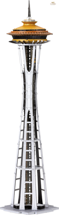 METAL EARTH 3D puzzle Premium Series: Space Needle, Světová výstava r. 1962