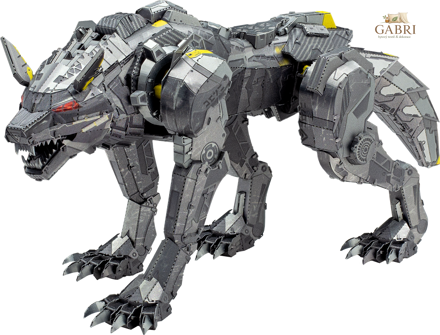 METAL EARTH 3D puzzle Premium Series: Kybernetický vlk