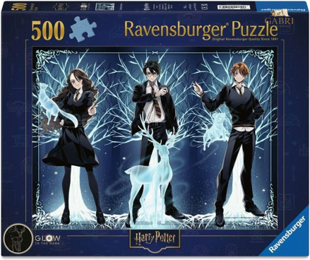 RAVENSBURGER Svítící puzzle Harry Potter: Svítící Patron 500 dílků