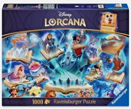 RAVENSBURGER Puzzle Disney Lorcana - Glimmers of the Realm: Safír  1000 dílků