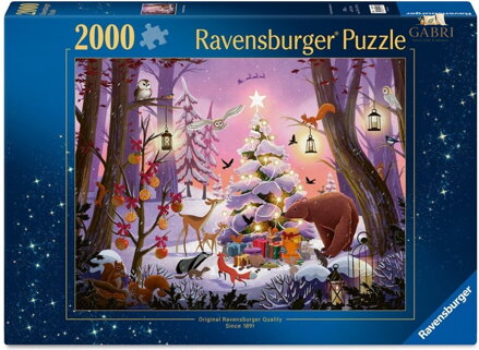 RAVENSBURGER Puzzle Vánoční zázrak 2000 dílků