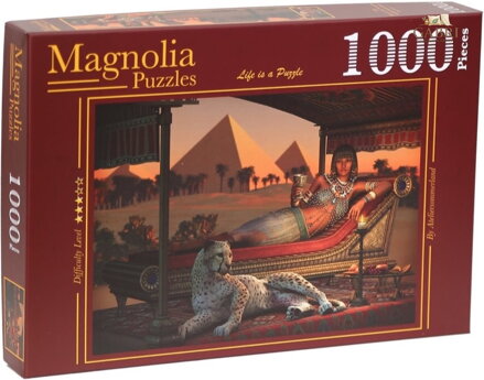 MAGNOLIA Puzzle Večeře u pyramid 1000 dílků