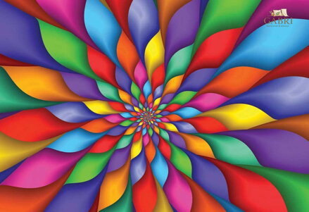 MAGNOLIA Puzzle Duhové okvětní lístky 1000 dílků