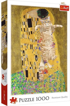 TREFL Puzzle Kočičí polibek 1000 dílků