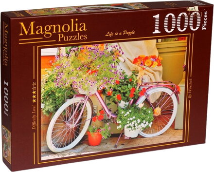 MAGNOLIA Puzzle Kolo s květinami 1000 dílků
