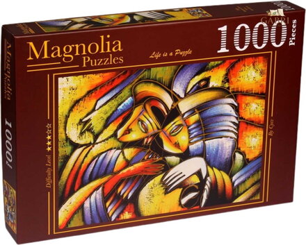 MAGNOLIA Puzzle Abstraktní tvář 1000 dílků