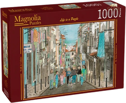 MAGNOLIA Puzzle Procházka Lisabonem 1000 dílků