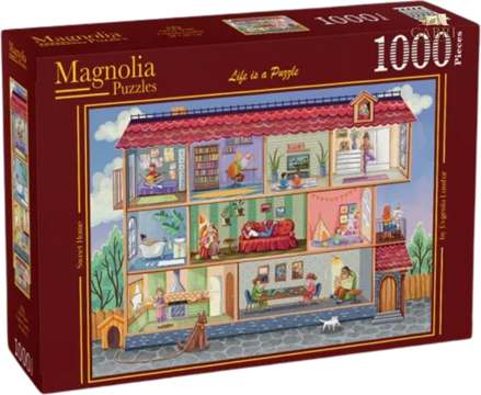 MAGNOLIA Puzzle Domov, sladký domov 1000 dílků