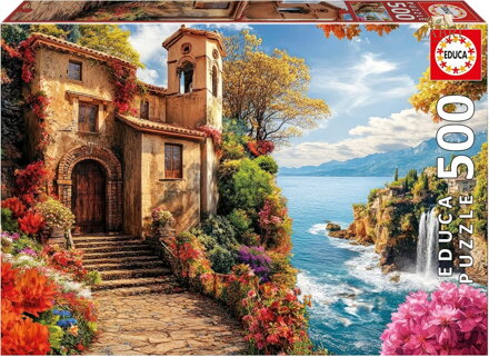 EDUCA Puzzle Vila u moře 500 dílků