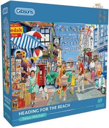 GIBSONS Puzzle Cesta na pláž 1000 dílků