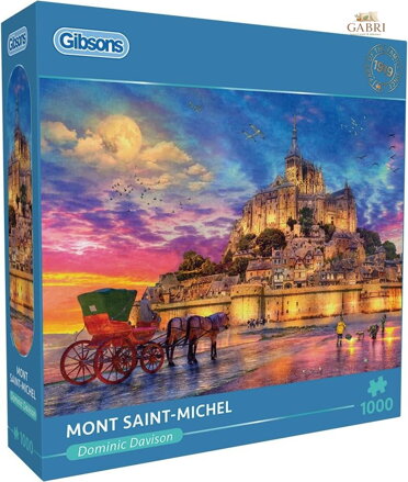 GIBSONS Puzzle Mont Saint Michel 1000 dílků