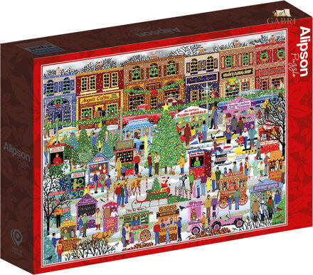 ALIPSON Puzzle Trh Kris Kringle 1000 dílků