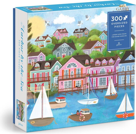 GALISON Čtvercové puzzle Přístav u moře XL 300 dílků