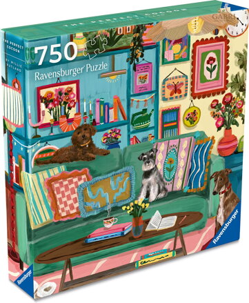 RAVENSBURGER Čtvercové puzzle Art & Soul: Ráj klidu 750 dílků
