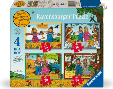 RAVENSBURGER Puzzle Sídlo magického světla 4v1 (12,16,20,24 dílků)