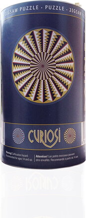 CURIOSI Oboustranné dřevěné puzzle Double: Kolotoč 88 dílků