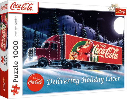 TREFL Puzzle Coca-Cola: Kamion 1000 dílků