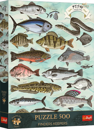 TREFL Puzzle Premium Plus Finders Keepers: Ryby 500 dílků