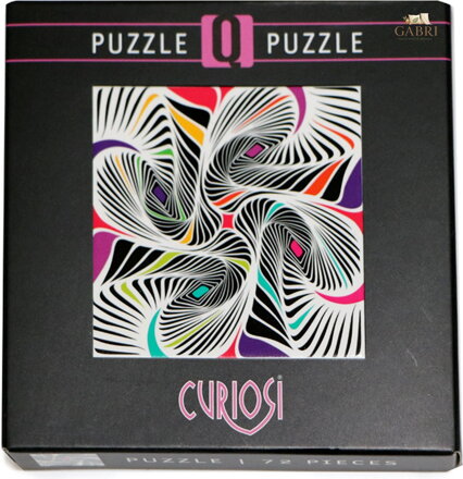 CURIOSI Čtvercové puzzle Q Shake: Vzor II 72 dílků
