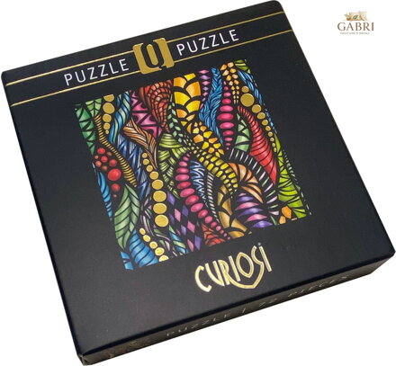 CURIOSI Čtvercové puzzle Q Gold: Vzor I 72 dílků