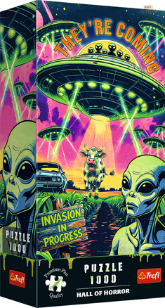 TREFL Puzzle Premium Plus Hall of Horror: UFO 1000 dílků