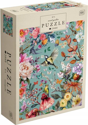 INTERDRUK Puzzle Tajná zahrada 2000 dílků