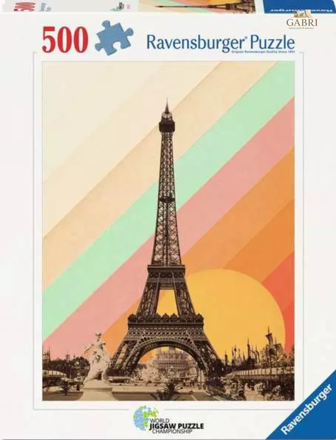 RAVENSBURGER Puzzle Duha nad Paříží 500 dílků