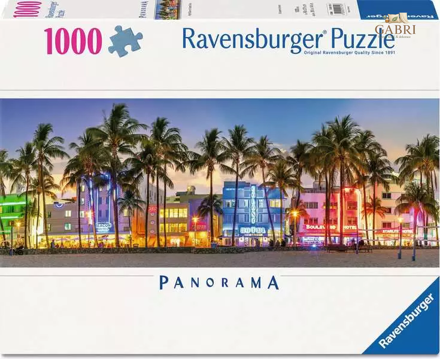 RAVENSBURGER Panoramatické puzzle Ocean Drive 1000 dílků