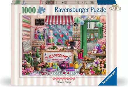 RAVENSBURGER Puzzle Květinový obchůdek 1000 dílků