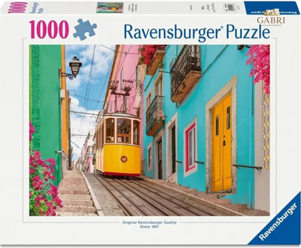 RAVENSBURGER Puzzle Tramvajová síť 1000 dílků