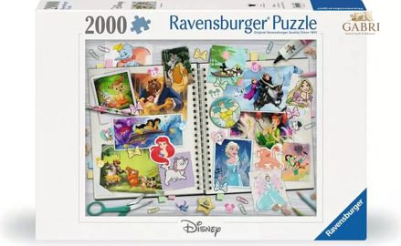 RAVENSBURGER Puzzle Disney: Scrapbook 2000 dílků