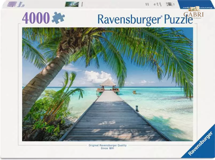 RAVENSBURGER Puzzle Dechberoucí Maledivy 4000 dílků