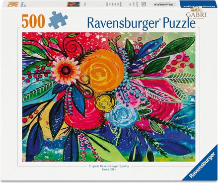 RAVENSBURGER Puzzle Rozmanitost barev 500 dílků