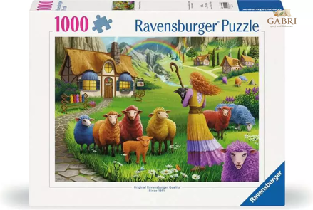 RAVENSBURGER Puzzle Barevná vlna 1000 dílků
