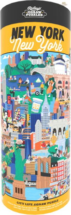 RIDLEY'S GAMES Kulaté puzzle New York, New York! 1000 dílků