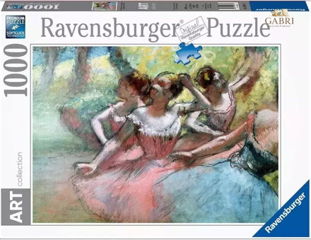 RAVENSBURGER Puzzle Art Collection: Čtyři baletky na scéně 1000 dílků
