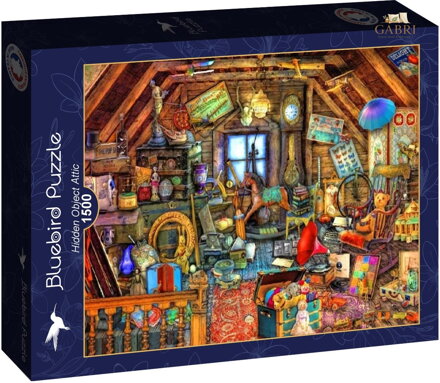 BLUEBIRD Puzzle Poklady z půdy 1500 dílků