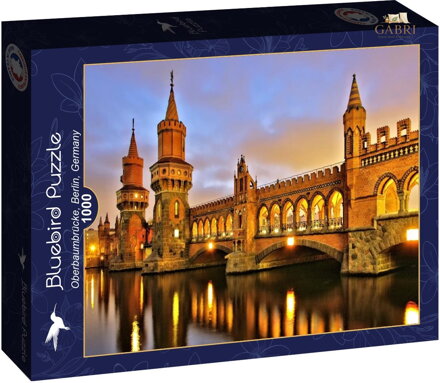 BLUEBIRD Puzzle Oberbaumbrücke, Berlín, Německo 1000 dílků