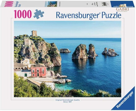 RAVENSBURGER Puzzle Sicilské pobřeží 1000 dílků