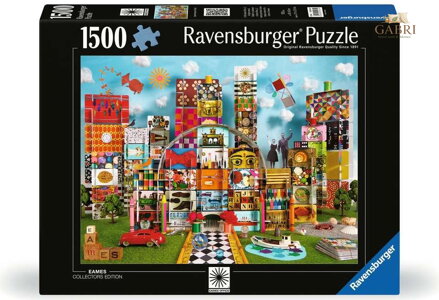 RAVENSBURGER Puzzle Eamesův fantastický dům 1500 dílků