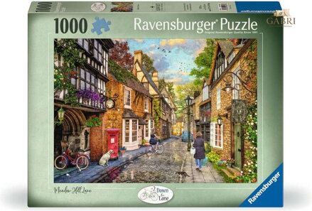 RAVENSBURGER Puzzle Down the Lane č.2: Meadow Hill Lane 1000 dílků