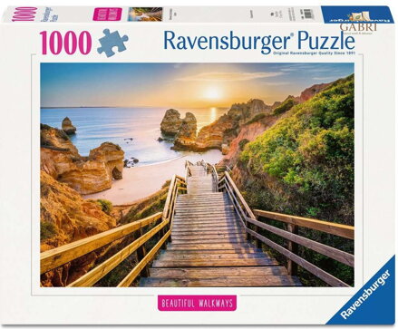 RAVENSBURGER Puzzle Schodiště na pláž Camilo, Algarve 1000 dílků