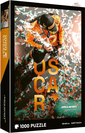 TREFL Puzzle Soft Touch: Automobilist: McLaren: Oscar Piastri, Maiden Grand Prix 1000 dílků