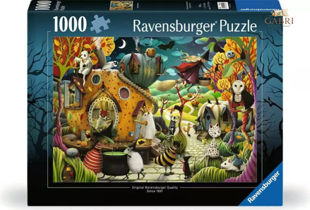 RAVENSBURGER Puzzle Šťastný Halloween 1000 dílků