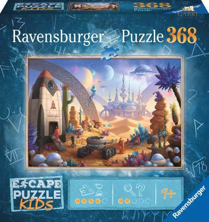 RAVENSBURGER Únikové EXIT puzzle Kids Kosmická bouře 368 dílků